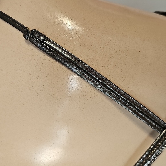 Sincerely Jules Metallic Silver Cowl Neck Top Size Large - Picture 5 of 8